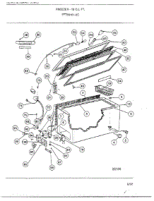Freezer 18 Cu. Ft. parts for Frigidaire Freezer 88161-0D from AppliancePartsPros.com