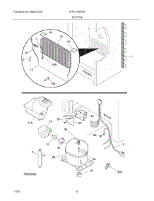 07 - System parts for Frigidaire Freezer AFFU1466DW2 from AppliancePartsPros.com