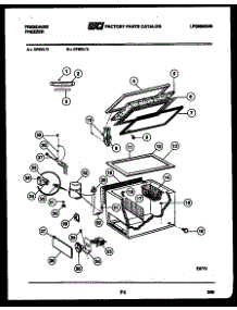 02 - Chest Freezer Parts parts for Frigidaire Freezer CF5DL3 from AppliancePartsPros.com