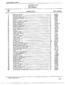 Chest Freezer Page 2 parts for Frigidaire Freezer 88157-7A from AppliancePartsPros.com