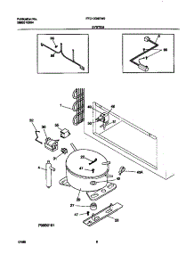 04 - System parts for Frigidaire Freezer FFC13D9EW2 from AppliancePartsPros.com
