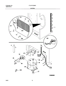 07 - System parts for Frigidaire Freezer FFU11FK2AW3 from AppliancePartsPros.com