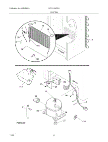 07 - System parts for Frigidaire Freezer AFFU1466DW4 from AppliancePartsPros.com