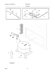 07 - System parts for Frigidaire Freezer FFC0522GB5 from AppliancePartsPros.com