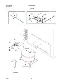 07 - System parts for Frigidaire Freezer FFC05C2AW0 from AppliancePartsPros.com