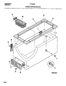 03 - Cabinet / Control / Shelves parts for Frigidaire Freezer FFC05M3AW3 from AppliancePartsPros.com