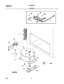 07 - System parts for Frigidaire Freezer FFC20G4AW2 from AppliancePartsPros.com