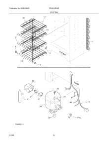 07 - System parts for Frigidaire Freezer FFU0912DW2 from AppliancePartsPros.com