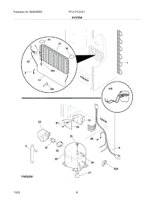 07 - System parts for Frigidaire Freezer FFU11FC2CW1 from AppliancePartsPros.com