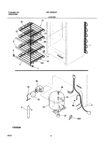 07 - System parts for Frigidaire Freezer FFU12K0CW1 from AppliancePartsPros.com