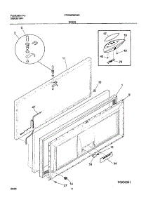 03 - Door parts for Frigidaire Freezer FFC20C8CW0 from AppliancePartsPros.com