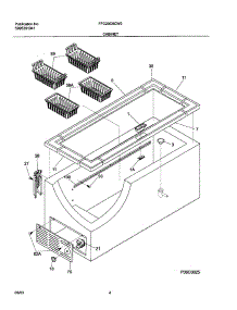 05 - Cabinet parts for Frigidaire Freezer FFC20C8CW0 from AppliancePartsPros.com