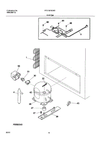 07 - System parts for Frigidaire Freezer FFC13K1CW0 from AppliancePartsPros.com