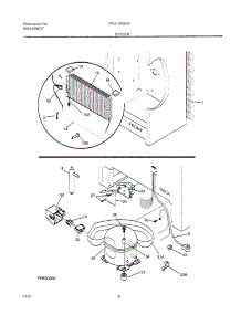 07 - System parts for Frigidaire Freezer FFU11F0HW4 from AppliancePartsPros.com