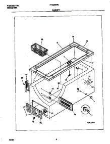 03 - Cabinet parts for Frigidaire Freezer FFC20D7HW0 from AppliancePartsPros.com