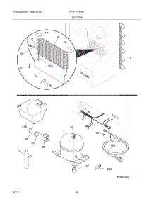 07 - System parts for Frigidaire Freezer FFH17F7HWF from AppliancePartsPros.com