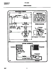 05 - Wiring Diagram parts for Frigidaire Freezer FFC13M6CW2 from AppliancePartsPros.com