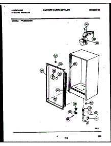 03 - Cabinet Parts parts for Frigidaire Freezer FFU09M3AW4 from AppliancePartsPros.com