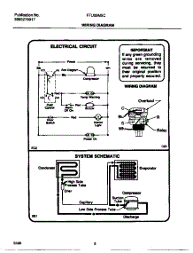 05 - Wiring Diagram parts for Frigidaire Freezer FFU09M5CW1 from AppliancePartsPros.com