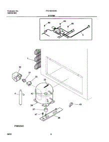 07 - System parts for Frigidaire Freezer FFC15C4CW0 from AppliancePartsPros.com