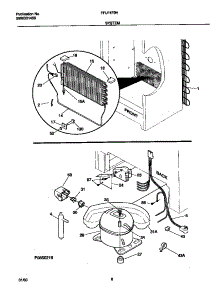 04 - System parts for Frigidaire Freezer FFU11F0HW1 from AppliancePartsPros.com