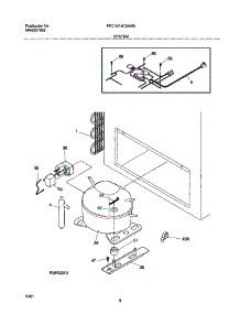 07 - System parts for Frigidaire Freezer FFC15C3AW0 from AppliancePartsPros.com