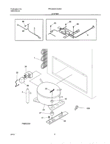 07 - System parts for Frigidaire Freezer FFC25C3AW0 from AppliancePartsPros.com