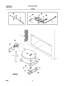 07 - System parts for Frigidaire Freezer FFC15G7AW1 from AppliancePartsPros.com