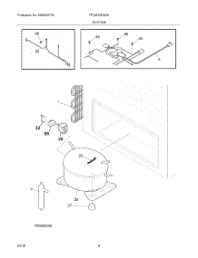 07 - System parts for Frigidaire Freezer FFC0522DW20 from AppliancePartsPros.com