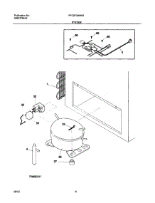 07 - System parts for Frigidaire Freezer FFC07G4AW2 from AppliancePartsPros.com