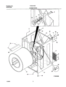 03 - Dry Cab,Heater parts for Frigidaire Dryer FGR341AS0 from AppliancePartsPros.com