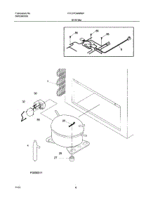07 - System parts for Frigidaire Freezer FFC07G4AW1 from AppliancePartsPros.com