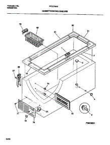 03 - Cabinet / Control / Shelves parts for Frigidaire Freezer FFC07M4AW2 from AppliancePartsPros.com