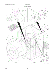 03 - Cabinet / Drum parts for Frigidaire Dryer GLEQ442CES0 from AppliancePartsPros.com