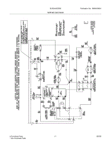 11 - Wiring Diagram parts for Frigidaire Dryer GLEQ442CES0 from AppliancePartsPros.com