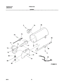 11 - Burner parts for Frigidaire Dryer FGR341AC0 from AppliancePartsPros.com