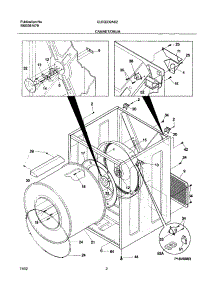 03 - Cabinet / Drum parts for Frigidaire Dryer GLEQ332AS2 from AppliancePartsPros.com