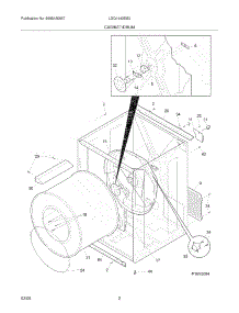 03 - Cabinet / Drum parts for Frigidaire Dryer LGQ1442ES0 from AppliancePartsPros.com
