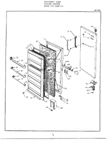 Doors parts for Frigidaire Freezer 46567A from AppliancePartsPros.com