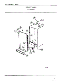 Upright Freezer Page 3 parts for Frigidaire Freezer 45059A from AppliancePartsPros.com