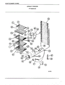 Upright Freezer Page 5 parts for Frigidaire Freezer 45059A from AppliancePartsPros.com