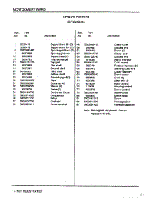 Upright Freezer Page 6 parts for Frigidaire Freezer 45059A from AppliancePartsPros.com