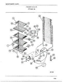 Freezer 13 Cubic Feet Page 5 parts for Frigidaire Freezer 43251-0B from AppliancePartsPros.com