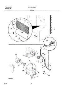 07 - System parts for Frigidaire Freezer FFU14FC6CW0 from AppliancePartsPros.com