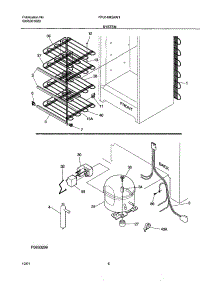 07 - System parts for Frigidaire Freezer FFU14M2AW1 from AppliancePartsPros.com