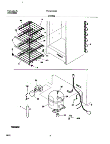 07 - System parts for Frigidaire Freezer FFU14C3CW0 from AppliancePartsPros.com
