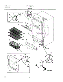 05 - Cabinet parts for Frigidaire Freezer FFU14FC6CW1 from AppliancePartsPros.com