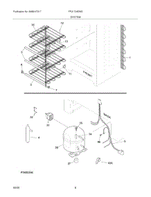 07 - System parts for Frigidaire Freezer FFU1724DW3 from AppliancePartsPros.com