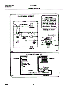 05 - Wiring Diagram parts for Frigidaire Freezer FFU12M5CW1 from AppliancePartsPros.com