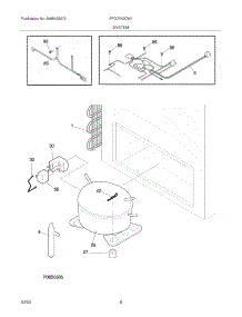 07 - System parts for Frigidaire Freezer FFC07K2CW1 from AppliancePartsPros.com